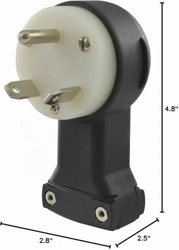 Vista 6 de Reemplazo para enchufe macho Conntek ASTT-30P RV, 30 amperios