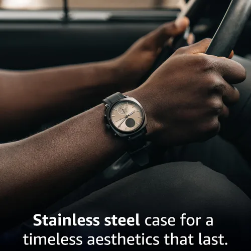 Vista 3 de pininfarina Sport Senso Smart Watch, monitoreo de frecuencia cardíaca, rastreador de fitness, correa FKM, monitoreo del sueño, rastreador