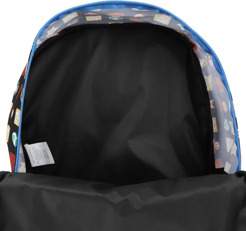 Vista 5 de Bioworld Kids Super Mario Brothers - Juego de mochila y lonchera de 5 piezas Azul