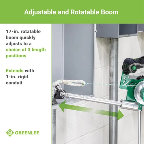 Vista 18 de Greenlee G1 Versi-Tugger - Extractor de cable eléctrico de mano, 1,000 libras, 1/2" - 4