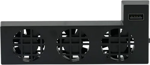 Vista 2 de Mcbazel DOBE Ventilador externo inteligente de refrigeración USB 3 con puerto USB adicional solo para consola Xbox One X NO para Xbox One Xbox One