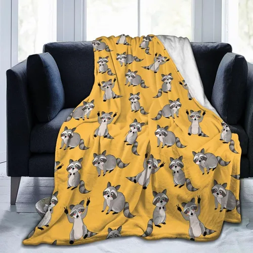 Vista 12 de Manta de Nutria Regalos de Nutria para Mujeres Hombres Niños Manta Liviana de Felpa para Regazo Manta de Franela Suave para Sofá Regalos