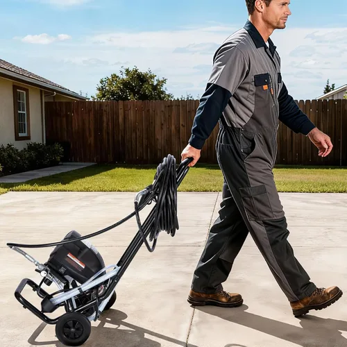 Vista 8 de VEVOR Pulverizador de pintura sin aire, 650 W, 3000 PSI de alta presión sin
