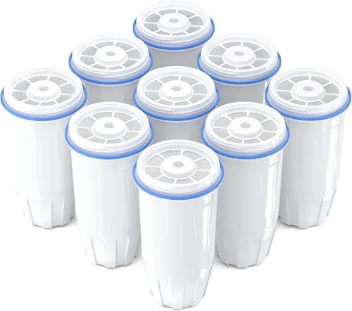 Vista 12 de Filtro de Agua Reemplazo Mejorado Compatible con Jarra y Dispensador Zero ZR-001 ZR-004 ZP-006 ZR-017, Sistema de Filtro de Cinco Etapas, Reduce