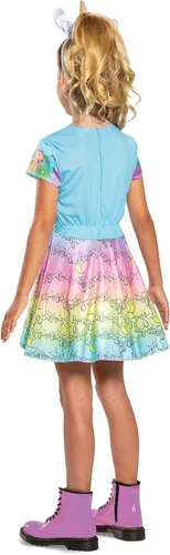 Vista 2 de Disguise Disfraz de unicornio Poopsie Rainbow Brightstar Deluxe para niñas