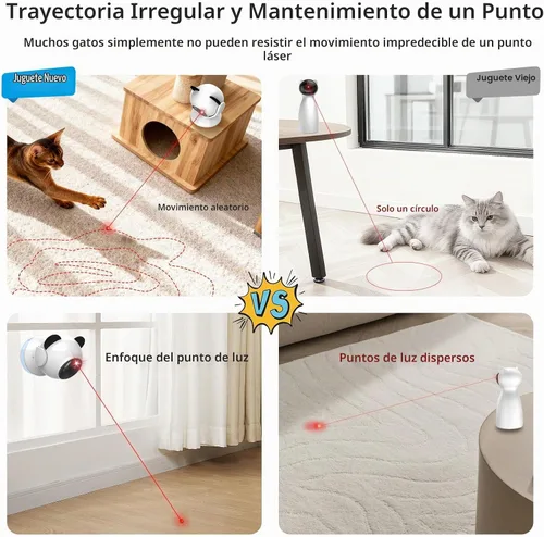 Vista 4 de Saolife - Juguetes láser para gatos de interior, juguete interactivo