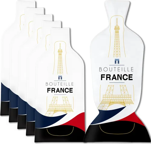 Vista 11 de JIMMY THE FOX Reusable Wine Bags for Travel 3-Pack Durable Triple-Layer Bottle Protector Sleeve Leak-Proof & Impact-Resistant Airplane &