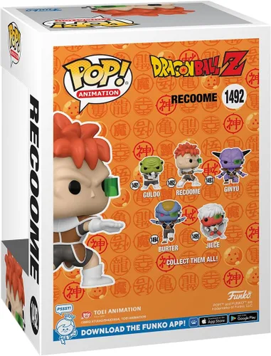 Vista 3 de Funko Pop! Animation: Dragon Ball Z - Recoome - Figura de vinilo coleccionable - Idea de regalo - Producto oficial - para niños y adultos - Fans