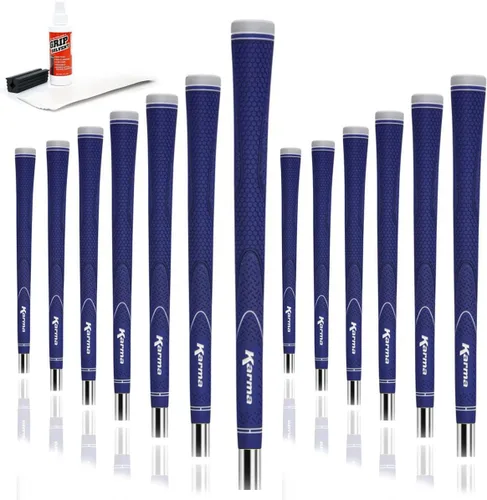 Vista 16 de Karma Neion II - Juego de agarres de golf de repuesto, de goma antideslizante de colores vibrantes para hombres y mujeres, elige individual, 9, 13