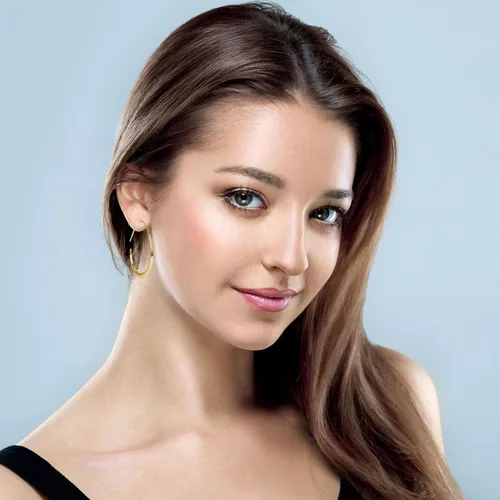 Vista 6 de Linbiwer Aretes de aro de lágrima para mujer, chapados en oro, ovalados, ligeros, hipoalergénicos, regalo de joyería para mujeres y niñas