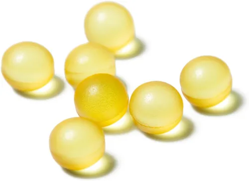 Vista 4 de KidStar Nutrients Omega 3 con vitamina D3, alto contenido de DHA, arándano limón, 120 cápsulas blandas masticables