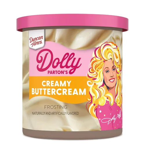 Vista 23 de Duncan Hines Dolly Parton's Favorite Creamy Buttercream - Glaseado para tartas, 16 onzas