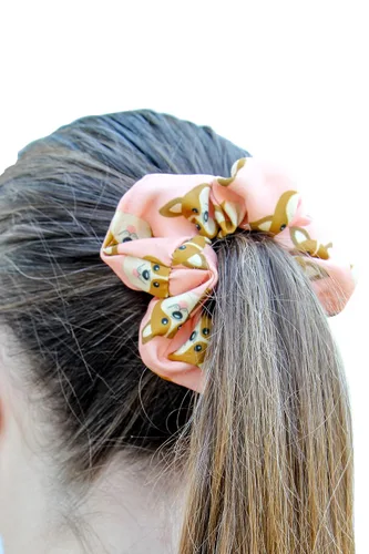 Vista 7 de Scrunchies - Bandas elásticas de algodón para el cabello – Lazos para el cabello – Accesorios para el cabello para niñas – Regalos para mujeres