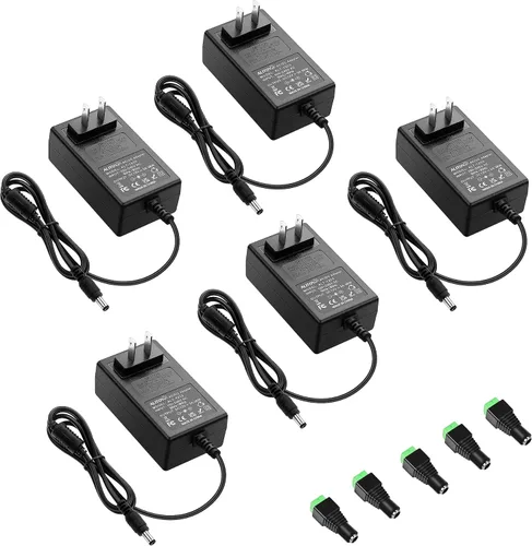 Vista 9 de ALITOVE Fuente de alimentación de 12V 3A DC 12 voltios 3A 36W AC/DC adaptador de corriente 100 ~ 240V AC a DC 12V Convertidor, Negro 2-Pack