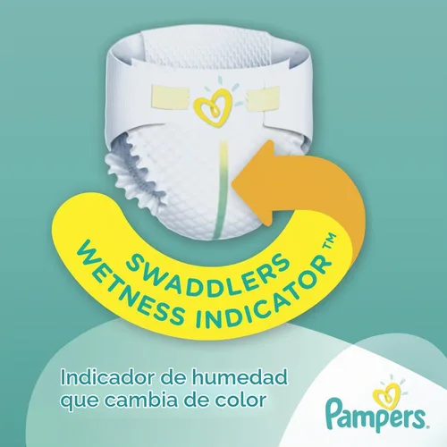 Vista 4 de Pañales Pampers Swaddlers Sensitive, NA, recién nacido, 1, 1