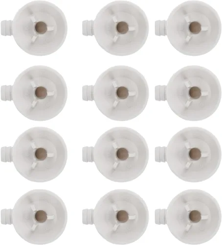 Vista 2 de Tnfeeon Air Conditioner Drain Hose, Accessories Conditioner Drain Outlet Elbow Fitting for Replacement 12PCS 4.23oz Air Hose, 1 Inch PP LeakProof AC
