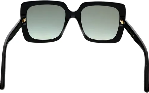 Vista 4 de Gucci Lentes de sol cuadrados de acetato para mujer negrogris talla única