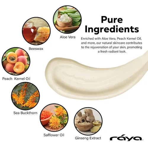 Vista 2 de Raya SPA Crema de noche bio-efectiva Hidratante facial antienvejecimiento de recuperación profunda Reafirmante y reparación de arrugas Cuidado
