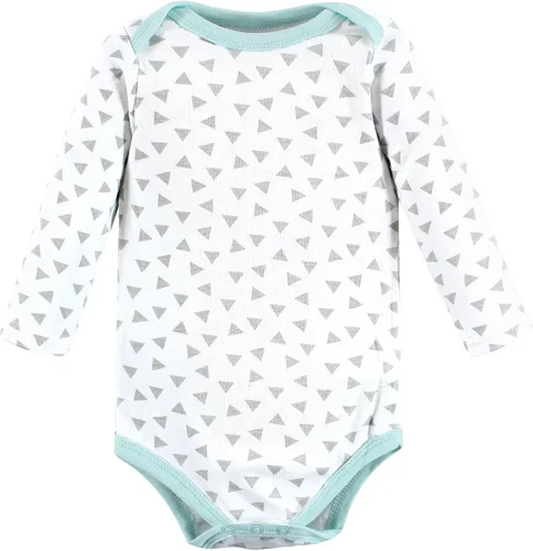 Vista 81 de Hudson Baby baby-boys Cotton Long-sleeve Bodysuits 5-pack