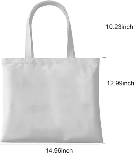 Vista 3 de DFDG Bolso personalizado con cremallera de lona para profesor, mamá y dama de honor, bolso de hombro con cremallera