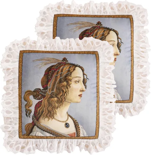 Vista 25 de patdrea Funda de almohada de terciopelo francés de diseño, 18 x 18 pulgadas Aviario