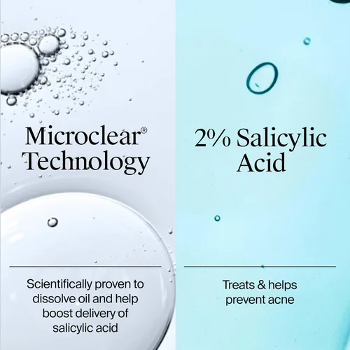 Vista 5 de Neutrogena Lavado de acné sin aceite, limpiador facial para combatir el acné con medicina de ácido salicílico, tratamiento para el acné