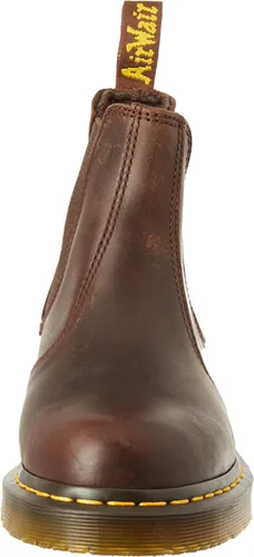 Vista 2 de Dr. Martens, Botas de servicio unisex 2976 antideslizantes, cuero industrial de grano completo