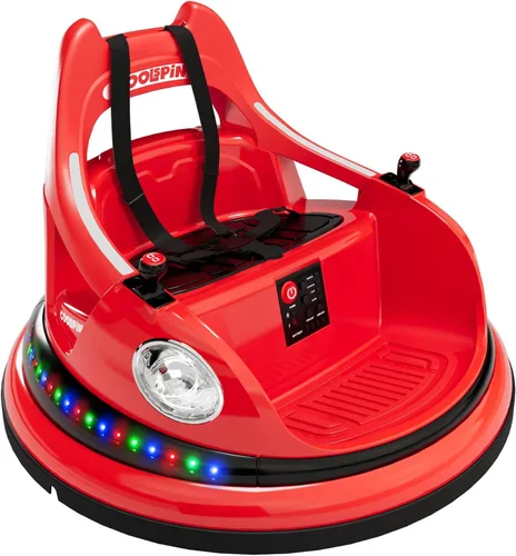 Vista 10 de 12V niños parachoques coche paseo en juguete con control remoto 360 Spin Naranja