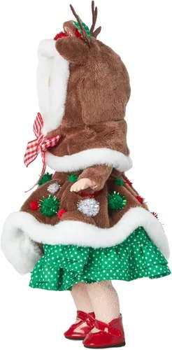 Vista 3 de Madame Alexander Muñeca coleccionable de ciervo navideño de 8 pulgadas