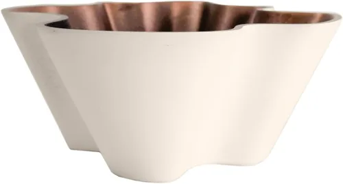 Vista 5 de The HC Companies Maceta Venus de 8 pulgadas para suculentas, maceta decorativa única de plástico poco profunda con drenaje, color gris pardo Gris