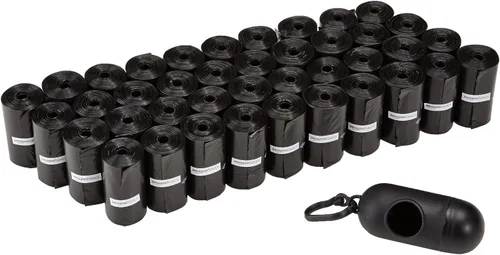 Vista 2 de AmazonBasics – Bolsas de residuos de perros (600 unidades) y paños de entrenamiento (150 unidades)