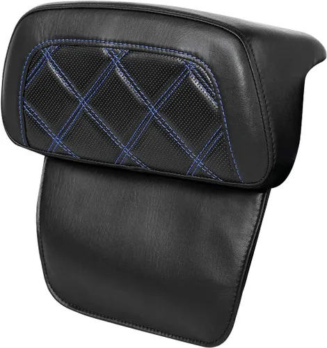 Vista 18 de TCT-MOTORPARTS Driver Rider - Almohadilla de respaldo para Harley Touring 2009-2023 Road King Street Road Electra Glide Ultra Black Stitching