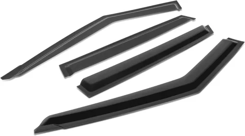 Vista 15 de Auto Dynasty 4 unidades de protector de lluvia para ventana con cinta adhesiva compatible con Sportage 2005-2010, acrílico