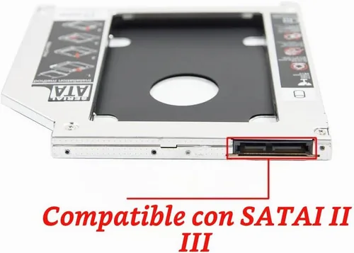 Vista 5 de Bandeja de adaptador universal SATA para Dell HP Lenovo ThinkPad ACER Gateway ASUS Sony Samsung MSI Laptop