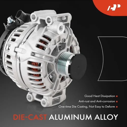 Vista 4 de A-Premium Alternador compatible con BMW 323i 2006-2007 2.5L, 325i 325xi 2006 3.0L, 550i 650i 750i 750Li 2006 4.8L, Z4 2006-2008 3.0L, 12V 155A CW