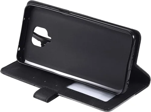 Vista 9 de Funda de cuero tipo cartera para Xiaomi Redmi Note 9 pro/Note 9s/Note 9pro Max, funda de poliuretano con tapa y ranuras de crédito, funda plegable