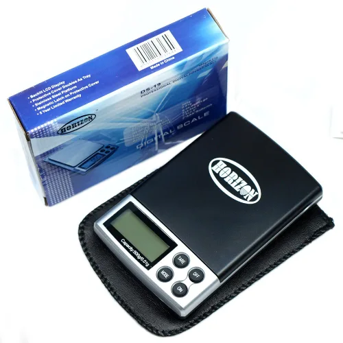 Vista 2 de Horizon Báscula digital de bolsillo Ds-19, báscula de joyería de precisión, 17.64 oz por 0.00 oz