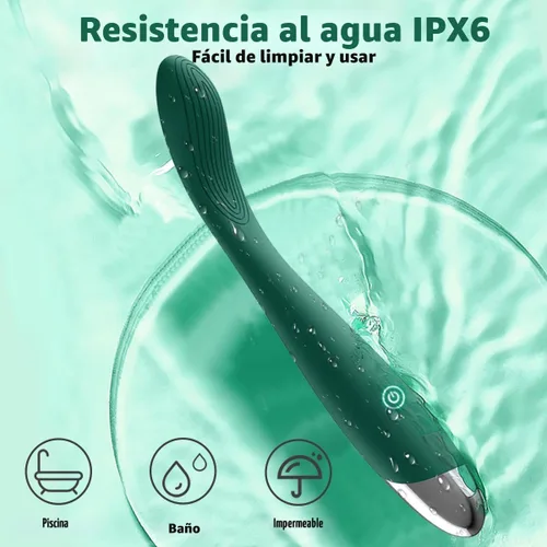 Vista 5 de Juguetes sexuales para adultos para mujeres, vibrador de punto G del clítoris con 10 potentes modos de vibración, estimulador del pezón