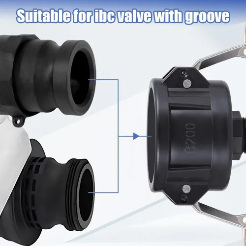 Vista 5 de IBC Tote Adapter 2in Cam Lock Fittings