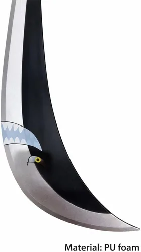 Vista 5 de Espada de espuma de 41 pulgadas Zoro Law Samurai Cosplay espada arma espada espada espada (varios estilos disponibles)