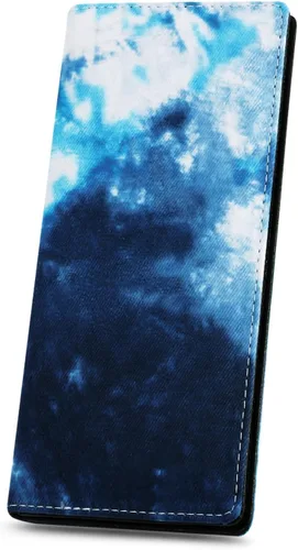 Vista 88 de HUA ANGEL Billetera ultra delgada para mujer, con bloqueo RFID, tarjetero de crédito, plegable, largo, hebilla magnética, billete para mujer, Owl