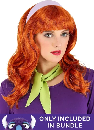 Vista 4 de Disfraz clásico de Scooby Doo Daphne para mujer, Púrpura