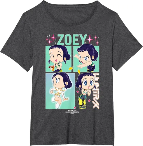 Vista 29 de Kpop Demon Hunters Zoey Camiseta Oficialmente Autorizada