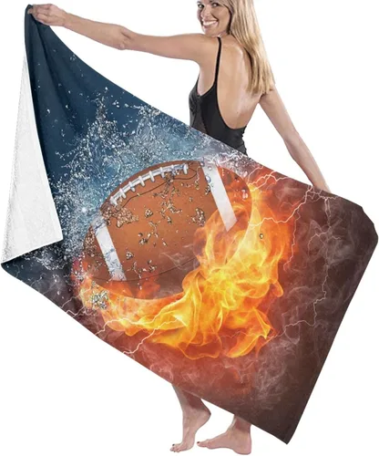 Vista 12 de Toalla de playa personalizada con tu foto/texto para adultos, adolescentes, mujeres, hombres, niños, niñas, toallas de microfibra suave y absorbente