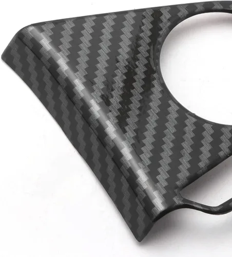 Vista 4 de Xotic Tech - Cubierta decorativa para botón de control lateral del conductor, patrón de fibra de carbono, compatible con Honda CR-V CRV 2017-2022