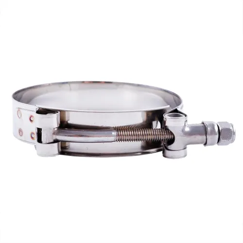 Vista 6 de 2 piezas de abrazaderas de acero inoxidable con perno en T, rango de abrazadera 1.4"-1.7" (36-44mm) para manguera de entrada turbo