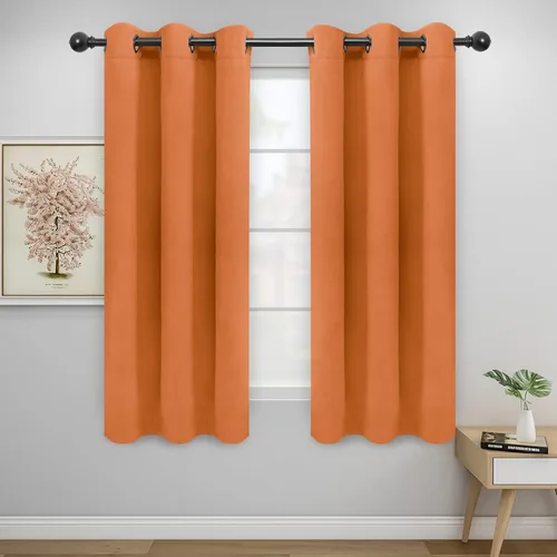 Vista 302 de Easy-Going - Cortinas opacas para dormitorio, aislamiento térmico sólido con ojales, cortinas de ventana para reducción de ruido, cortinas