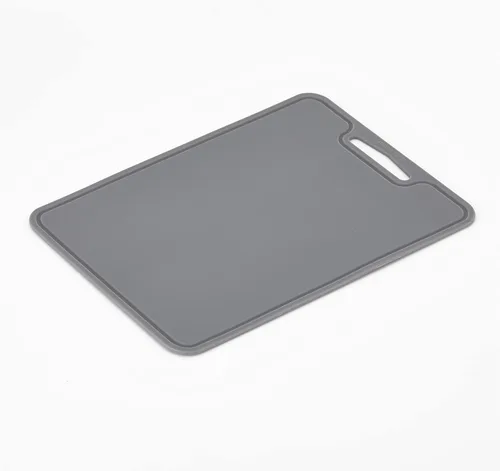 Vista 12 de Tabla de cortar de silicona, 11.8 x 9 pulgadas, alfombrilla de corte flexible sin BPA (azul)