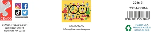 Vista 7 de Ceaco - 100 aniversario de Disney - 100 años de maravilla - Rompecabezas de 300 piezas de gran