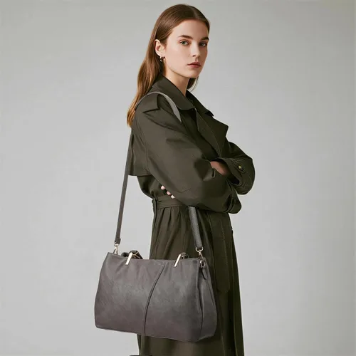 Vista 7 de KouLi Buir Hobo, bolsos y bolsos de piel sintética hombro, bandolera, asa superior, bolsas de mano para mujer